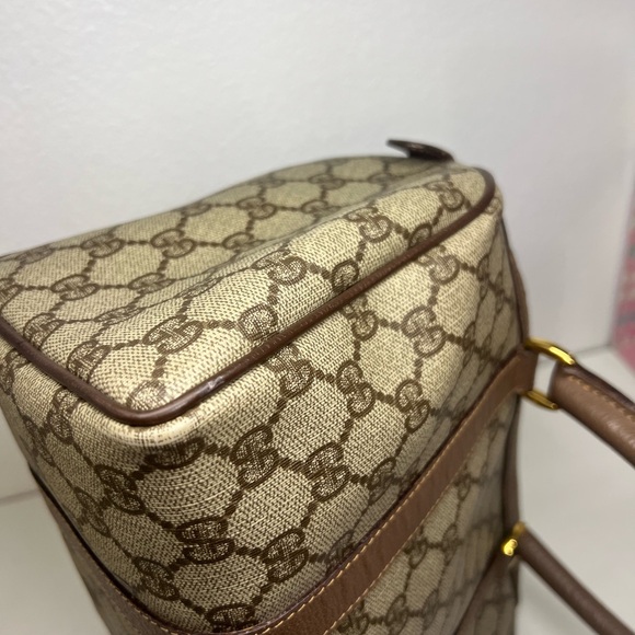 GUCCI GG Sherry Line Supreme Canvas Boston Bag - Picture 12 of 16